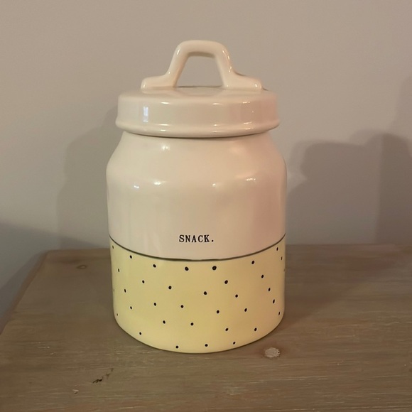 Rae Dunn Other - Rae Dunn ‘snack’ jar